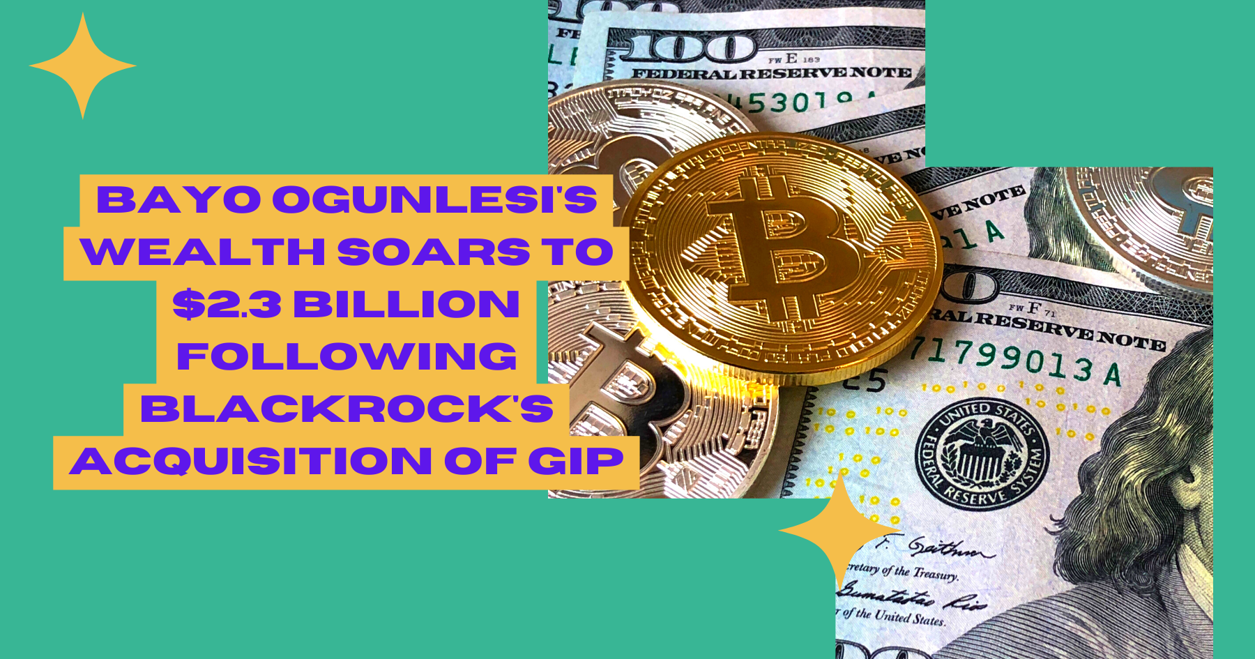 Bayo Ogunlesi's Wealth Soars to $2.3 Billion Following BlackRock's Acquisition of GIP